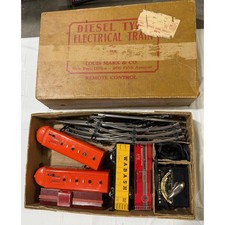 Vintage Marx Southern Pacific 6000 Diesel Electric Train Set O Scale with Box picture