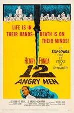 1957 12 Angry Men Movie Poster 11X17 Henry Fonda Martin Balsam John Fiedler 🍿 picture