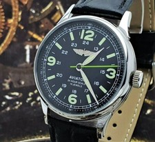 Watch RAKETA PILOT AVIATOR  Men's Dress Watch Mechanism 2609.HA Style USSR picture