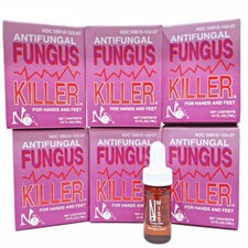 6pc No Miss Antifungal Fungus Killer for hands and feet 1/4 fl.oz 7ml New Bottle picture
