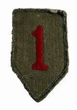 U.S. Army Cut-Edge  WW2 WWll 1st INFANTRY DIVISION PATCH 