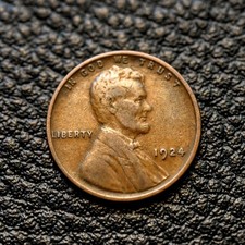 1924-P Lincoln Cent ~ VERY FINE (VF) Condition ~ COMBINED SHIPPING picture