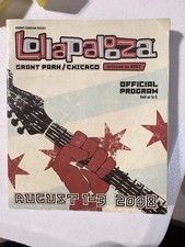 2008 Lollapalooza Program -Radiohead, MGMT, Rage Against  Machine, Kanye, NIN picture