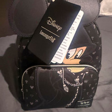 RARE EXCLUSIVE KINGDOM HEARTS HOODED MICKEY LOUNGEFLY BNWT picture
