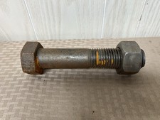 BIG NUT AND BOLT LARGE  8” X 2” Hex 307A PX steam punk? huge Heavy Duty Screw picture