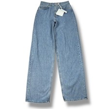 LouLou Studio Samur Jeans Women’s 26 Blue Straight Leg Denim Cotton NWT New picture