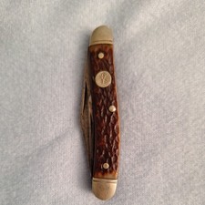 Vintage BOKER 8313 Tree brand 3-Blade Stockman Pocket Knife picture