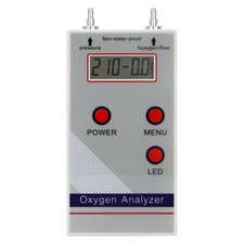 Ultrasonic Oxygen Meter  O2 Flow Pressure Digital Readout Oxygen Analyzer picture