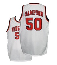 Throwback Retro Sampson #50 Basketball Jersey Embroidered Custom Any Names White picture