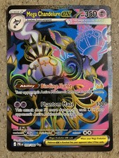 Mega Chandelure ex 099/084 Pitch Black Ultra Rare Pokemon picture