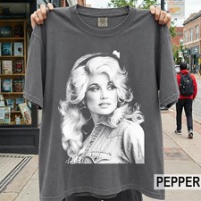 Dolly Parton Portrait T-Shirt Cotton Graphic Tee Unisex Country Music Tribute picture