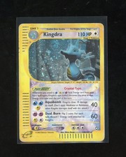 SWIRL 2003 Aquapolis Kingdra Holo Foil CRYSTAL 148/147 Secret Rare Pokemon WOTC picture