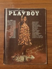 PLAYBOY DECEMBER 1968 CYNTHIA MYERS SIGNED AUTOGRAPH GALA CHRISTMAS ISSUE picture