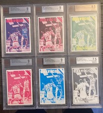 Rare 1975-76 Topps Charlie Scott Progressive Proof Lot of Six From NYC Auction picture