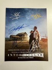 Interstellar Movie Photo Signed By Cast picture