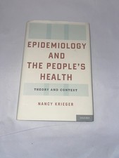 Epidemiology and the People's Health: Hardcover, by Krieger Nancy picture