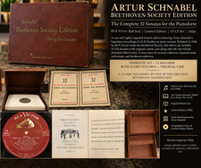 1956 Artur Schnabel Beethoven 32 Sonatas RCA LM-9500 13 LP COMPLETE Limited Set picture