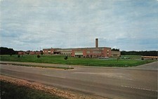 Halifax County High School South Boston Virginia Postcard 1967 Lincoln Stamp picture