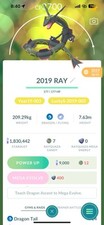 Rare ✨ Shiny Ray Max Lv50+ 3moves Pokémon Go -100% LUCKY 2019 ✨guaranteed Lucky picture