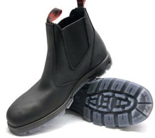 Redback Easy Escape Oil Kip UBBK Elastic Sided Soft Toe Leather Work Boots Black picture