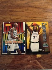 1998-99 Skybox Premium Kevin Garnett Soul Of The Game #7 SG + 1997-98 Zuperman picture