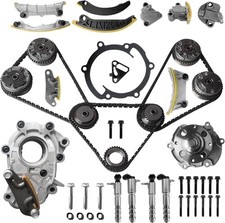 For 2007-2016 GMC Acadia 3.6L Timing Chain Kit w/Oil & VVT Sprocket & Water Pump picture