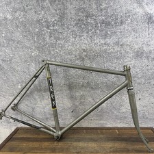 Vintage 1983 Trek 520 Touring Bike Frame 21 in Reynolds Lugged Steel USA 80s 54 picture