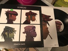 Gorillaz~ Demon Days 2X LP, Gatefold Made In UK 2005 1st Press VG+ / VG+ Vinyl picture