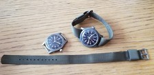 1965 NOS 16MM Vietnam War US military nylon watch strap OD green: 60 years old picture