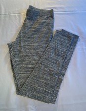 Faded Glory Leggings M 8-10 Space Dye Gray picture