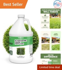 St. Augustine Grass Fertilizer - Liquid Lawn Food for Thicker Growth, 1 Gallon picture