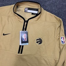 Nike Toronto Raptors OVO City Edition Team 1/4 Zip Mens XXL Tall Pullover FD9160 picture