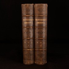 1872-74 2vols Picturesque America Or The Land We Live In William Cullen Bryant picture