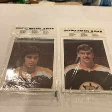 1970 Boston Bruins Stanley Cup Champs Player Color  Photo Set of 18 Packs A +B picture