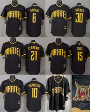 Pittsburgh Pirates 2026 City Connect Baseball Black Jersey S-3XL NWT picture