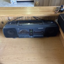 Rare VTG 1991 Magnavox AZ8100 GY Portable AM/FM Radio CD Cassette Player Boombox picture