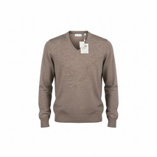 Toscano Firenze Men's XL Merino V-Neck Sweater Old Money Heritage Preppy Classic picture