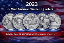 2023 S American Women Quarters 5 Coin Set BU Business Strike UNC picture