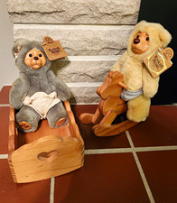 Applause Robert Raikes Bears Lot 1990 Ben Rocking Horse & Alison Cradle Nursery picture