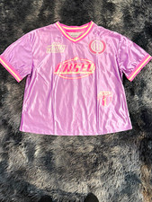 Mighty Fine Heaven League Angel Purple/Pink V-Neck Jersey T-Shirt M Poly size-XL picture