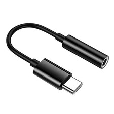 USB-C Type C Adapter Port to 3.5MM Aux Audio Jack Earphone Headphone Cable USB picture
