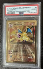 Pokemon 2021 Celebrations Ultra Premium Collection Charizard PSA 8 picture