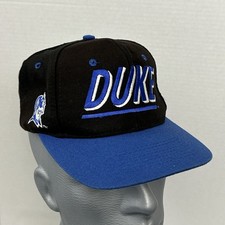 Vintage Duke Blue Devils Hat Snapback Cap Black Blue One Size Adjustable picture
