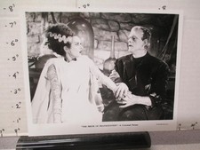 movie photo 1930s BRIDE Of Frankenstein Boris Karloff Elsa Lanchester Universal picture