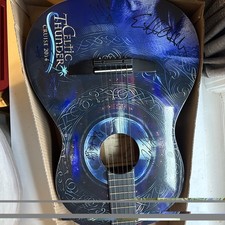 RARE Celtic Thunder Autographed Guitar picture