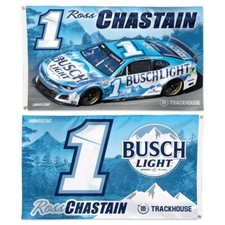 Ross Chastain #1 Trackhouse Nascar Double-Sided 3x5 Flag  picture