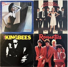 70s & 80's ROCK 4 vinyl LP lot- Pat Benatar - Blondie - Kingbees - The Romantics picture