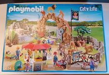 PLAYMOBIL City Life Zoo Playset Set 6634 175pc Open Box Complete picture