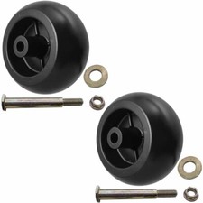 2pk Deck Wheel and Hardware for Husqvarna 532133957 596434404 Snapper 1700184SM picture