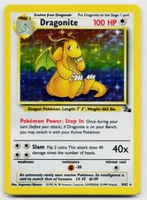 Dragonite (4) 04/62 | Fossil Holo Rare - NM picture